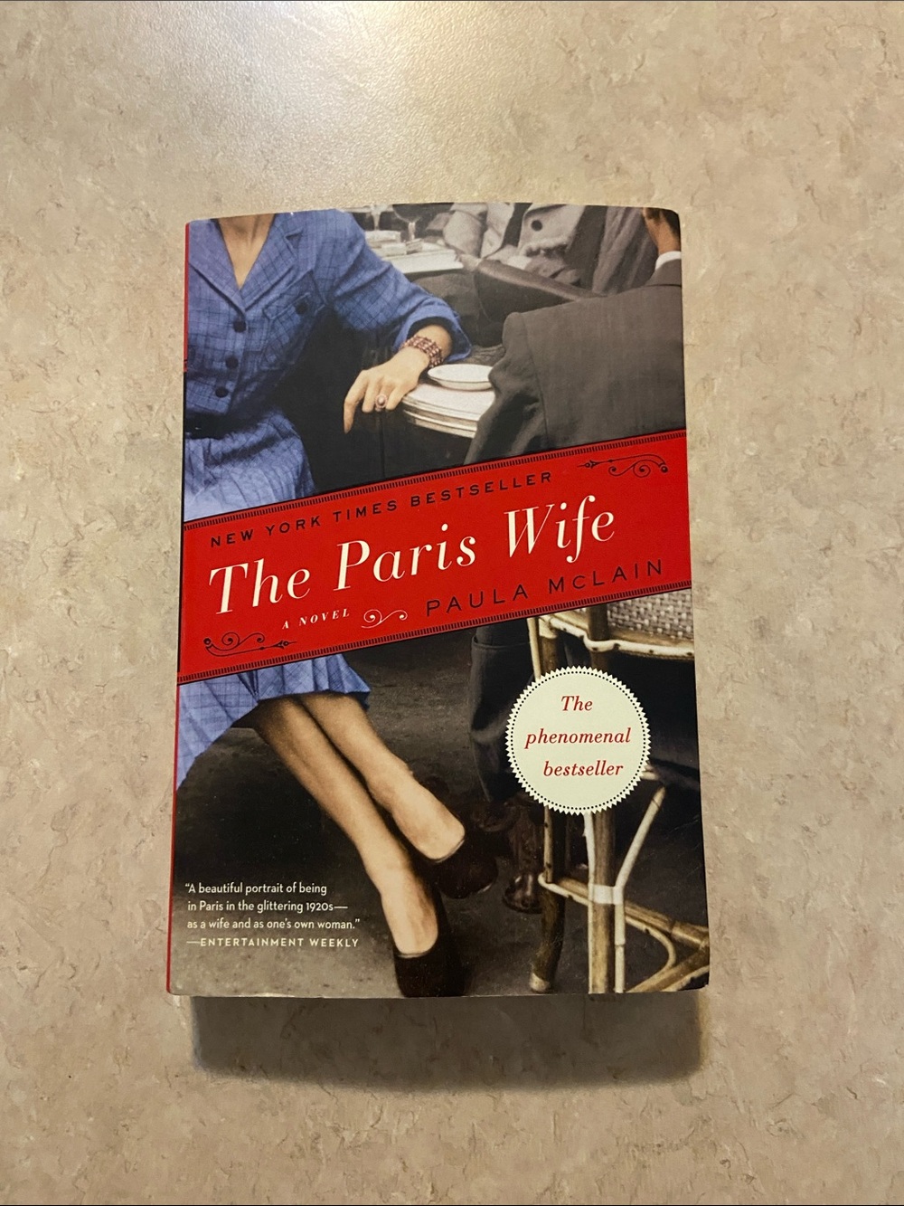 The Paris Wife - Red & Blue Paperback Novel